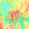 Burrinjuck topographic map, elevation, terrain