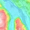 Belp topographic map, elevation, terrain