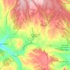 Torrecilla del Rebollar topographic map, elevation, terrain