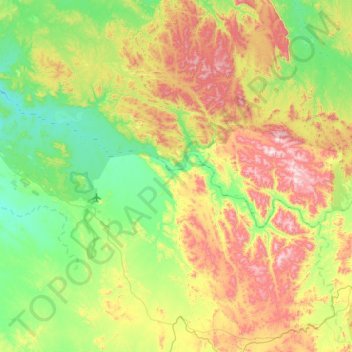 Chillagoe topographic map, elevation, terrain