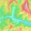 Chanousse topographic map, elevation, terrain