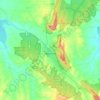 Heathcote topographic map, elevation, terrain