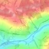 Teston topographic map, elevation, terrain