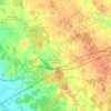 Saint-Romain-de-Benet topographic map, elevation, terrain