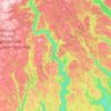 Bygland topographic map, elevation, terrain