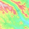 Ferrandina topographic map, elevation, terrain