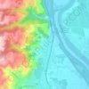 Cornas topographic map, elevation, terrain