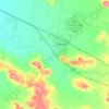 Oakey topographic map, elevation, terrain