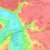 Cherisy topographic map, elevation, terrain
