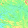 Vellanad topographic map, elevation, terrain