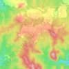 Bullarto South topographic map, elevation, terrain