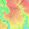 Keilor East topographic map, elevation, terrain