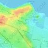 East Geelong topographic map, elevation, terrain