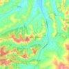 Vezza d'Alba topographic map, elevation, terrain