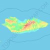 Socotra (archipel) topographic map, elevation, terrain