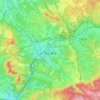 Tajimi topographic map, elevation, terrain