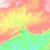 Nortelândia topographic map, elevation, terrain