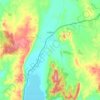 Collector topographic map, elevation, terrain