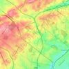 Cheltenham Township topographic map, elevation, terrain