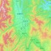 Matsumoto topographic map, elevation, terrain