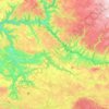 Le Dourdou de Conques topographic map, elevation, terrain