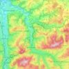 Mogelsberg topographic map, elevation, terrain