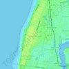 Semaphore topographic map, elevation, terrain