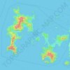 Taman Nasional Komodo topographic map, elevation, terrain