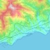 Sanremo topographic map, elevation, terrain