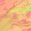 Salaberry-de-Valleyfield topographic map, elevation, terrain
