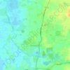 Brandesburton topographic map, elevation, terrain