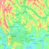 Gasabo topographic map, elevation, terrain