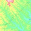Alto Santana topographic map, elevation, terrain
