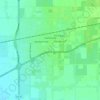 Lemoore topographic map, elevation, terrain