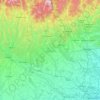 Dâmbovița topographic map, elevation, terrain
