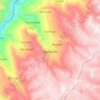 Huacachi topographic map, elevation, terrain