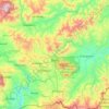 Danlí topographic map, elevation, terrain