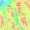 Bannock County topographic map, elevation, terrain