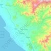 Provincia de Ascope topographic map, elevation, terrain