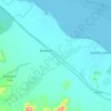 Bluewater topographic map, elevation, terrain