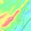 Mount Sidney topographic map, elevation, terrain