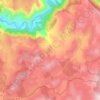 Montbrun topographic map, elevation, terrain