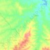 Salgadália topographic map, elevation, terrain