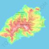 Saint Helena topographic map, elevation, terrain