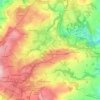 Stanley topographic map, elevation, terrain