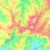 Chapada topographic map, elevation, terrain