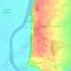 Burton upon Stather topographic map, elevation, terrain