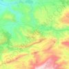 caïdat d'Iwariden-Aït Menna topographic map, elevation, terrain