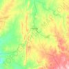 Molong topographic map, elevation, terrain
