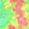 Vissac-Auteyrac topographic map, elevation, terrain